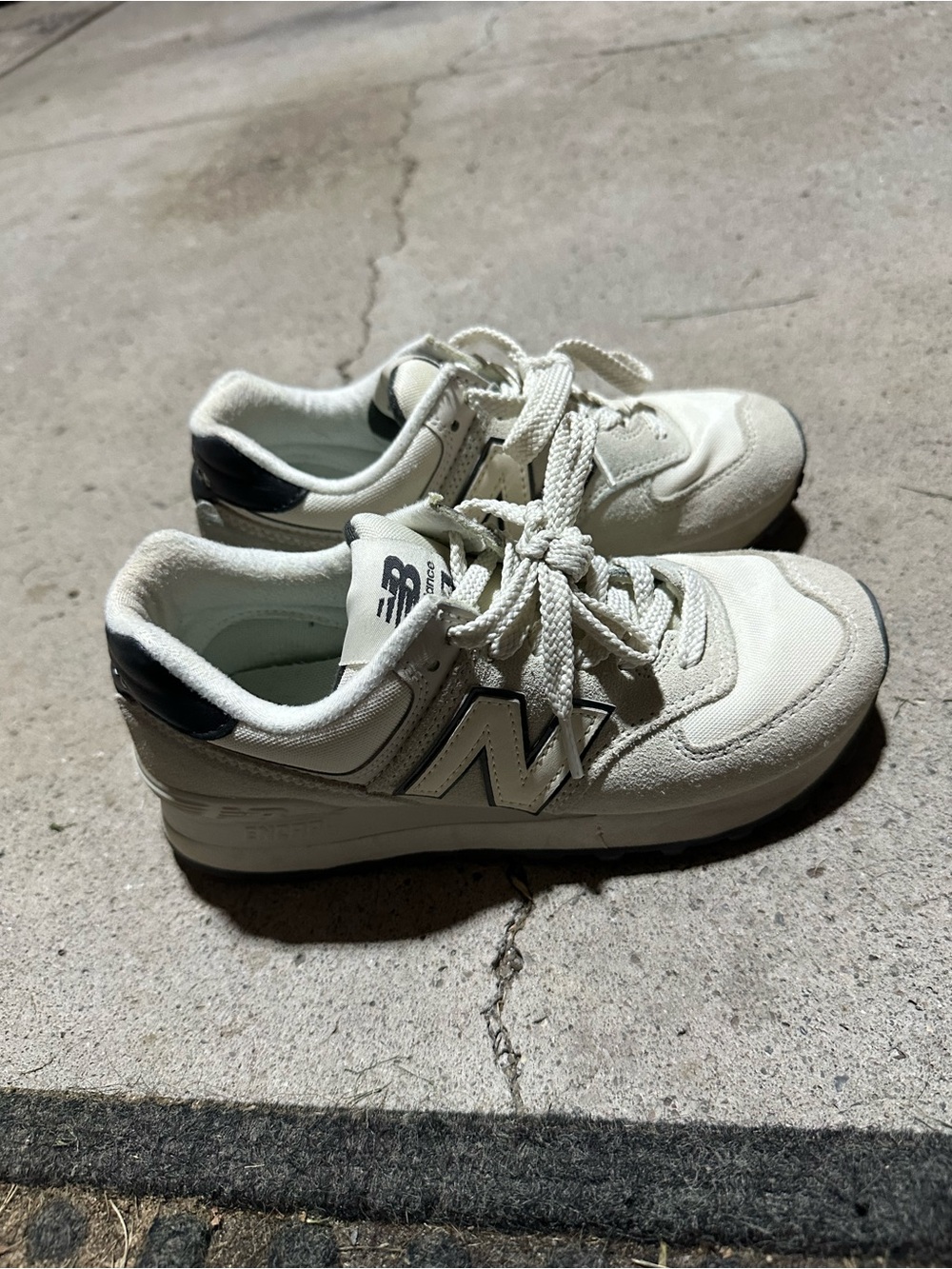 New Balance 574 Beige Angora Cream Sneakers Women’s Size 5 WL574PC